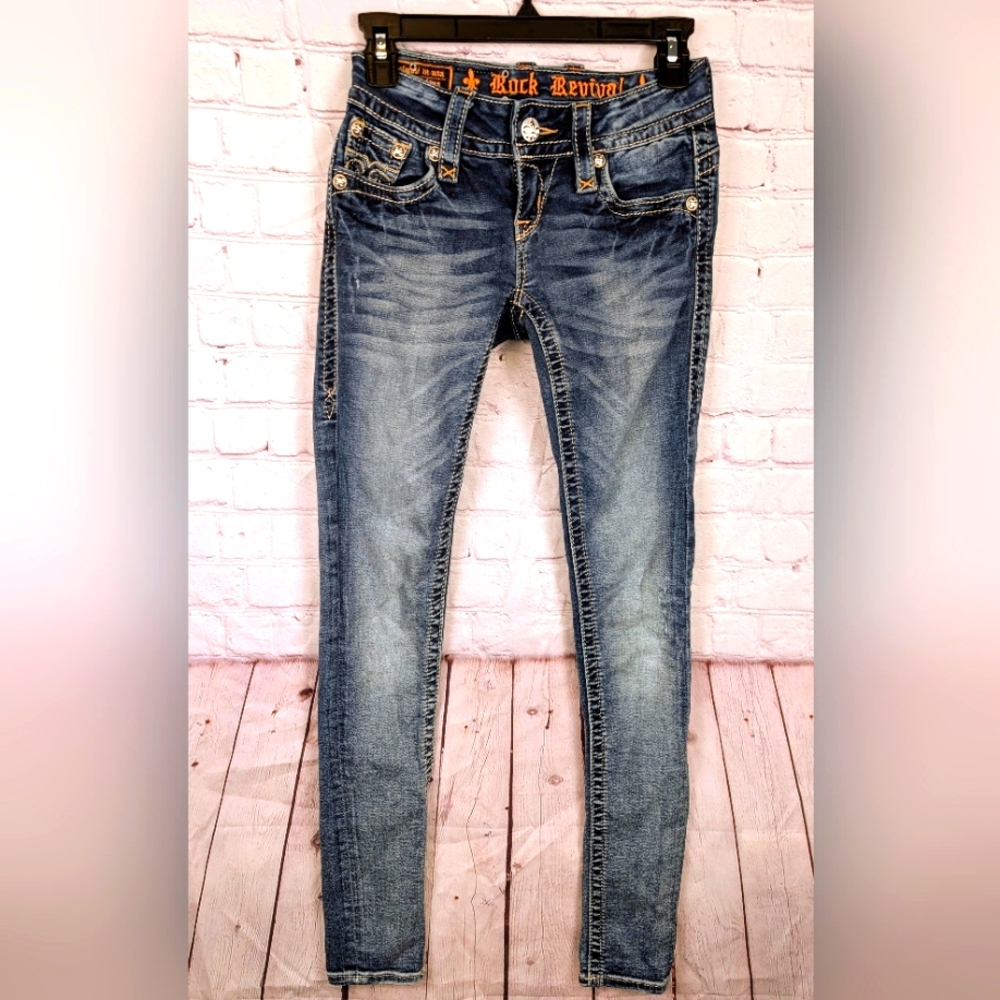 Rock Revival Women's Jen Skinny jeans Size 24